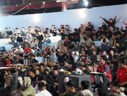 Nobar Bareng Kodam XXII/TB Bersama Masyarakat di Bundaran Besar