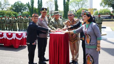 Pangdam XXII/ TB Resmikan Patung Jenderal Soedirman