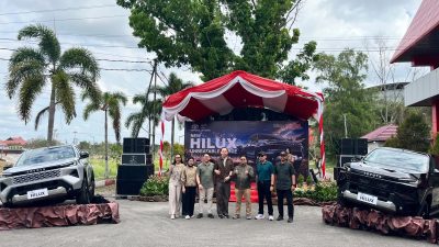 Aksi Unbeatable Force: New Toyota Hilux Gebrak Kalimantan Tengah