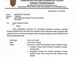Disdik Kalteng Gandeng Penyedia Lewat Market Sounding untuk Matangkan Pengadaan Komputer Sekolah