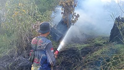 Melawan Waktu dan Asap: Detik-Detik Tim Gabungan Padamkan Karhutla Katingan hingga Larut Malam