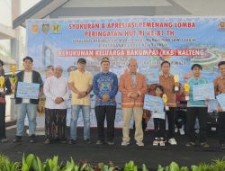 KKB Kalteng Gelar Syukuran dan Apresiasi Pemenang Lomba HUT Ke-81 RI