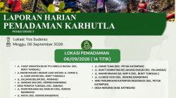 14 Titik Karhutla Dipadamkan di Kalteng, Tersebar di Palangka Raya hingga Katingan