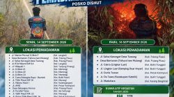 Dishut Kalteng Tekan Jumlah Titik Api dari 16 Menjadi 7 Lokasi