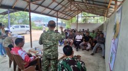 Mabes TNI Turun ke Patok 34, Ajak Petani Rasau Jaya Cegah Karhutla Sejak Dini