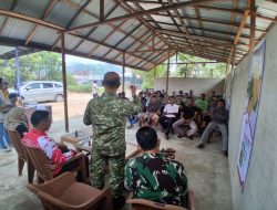 Mabes TNI Turun ke Patok 34, Ajak Petani Rasau Jaya Cegah Karhutla Sejak Dini