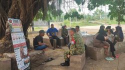 Hari kedua, Pasis Dikreg Sesko TNI LVI berikan Penyuluhan Karhutla di Desa Hanjak Maju, Pulang Pisau