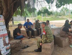 Hari kedua, Pasis Dikreg Sesko TNI LVI berikan Penyuluhan Karhutla di Desa Hanjak Maju, Pulang Pisau
