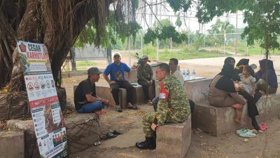 Hari kedua, Pasis Dikreg Sesko TNI LVI berikan Penyuluhan Karhutla di Desa Hanjak Maju, Pulang Pisau