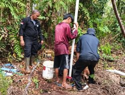 Jaga Lahan Gambut, Satgas Karhutla Kalteng Gencarkan Pembuatan Sumur Bor