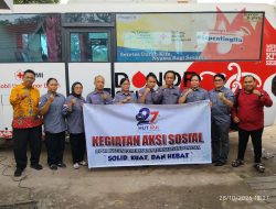 HUT ke-27, IPJI Kalteng Gelar Donor Darah dan Bagikan Paket Sembako